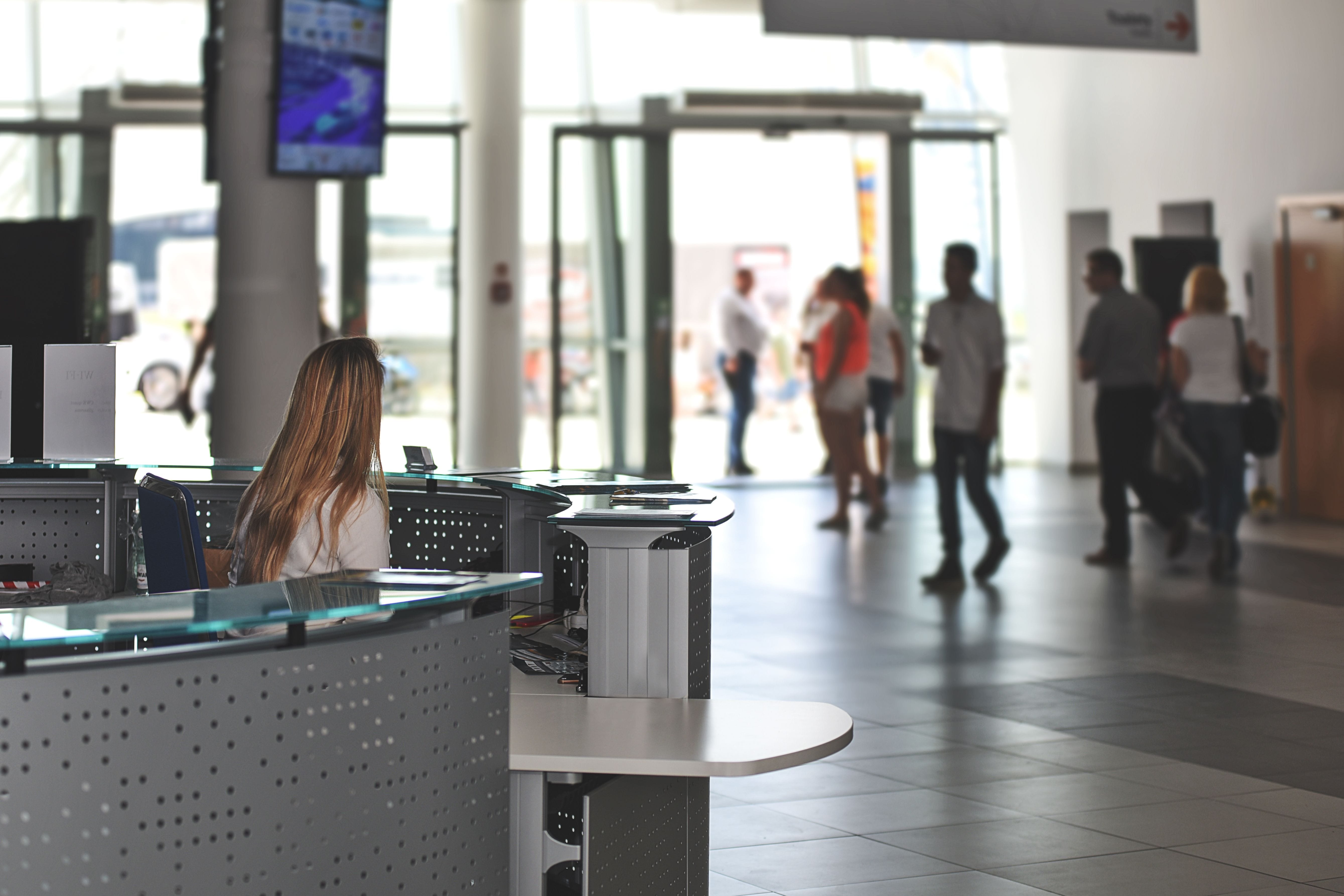 App per tablet reception